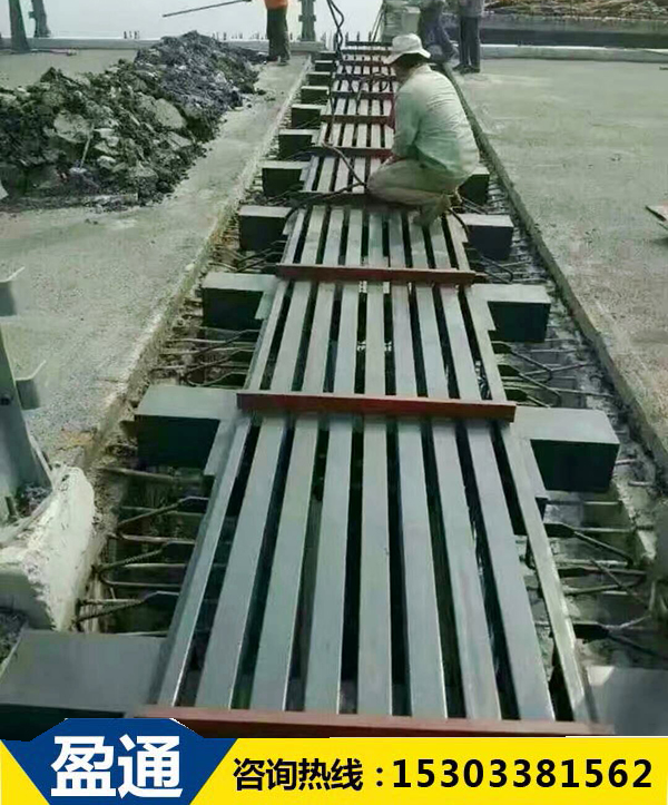 模數式橋梁伸縮縫安裝